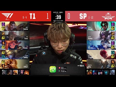 SP vs T1 | W8D1 | Match 68 Game 2 | LCK Summer Split 2020 – S10 | SeolHaeOne Prince vs T1
