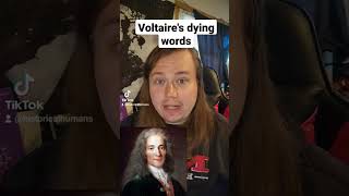 Voltaire&#39;s dying words #shorts