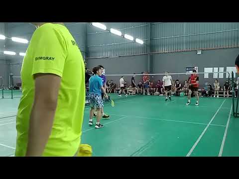 Badminton LSJ 3 Men's Double Open Tour - Shaun Wong / Chan Wei Qi Vs Ter Chun Long / Ter Chun Wei