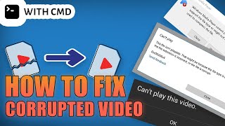 Download lagu Cara Memperbaiki Video Yang Corrupt Atau Rusak Menggunakan CMD di Windows 10 FREE!! mp3
