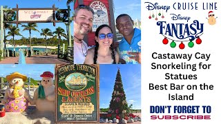 Disney Fantasy Castaway Cay Day - Snorkeling 20,000 Leagues Under the Sea