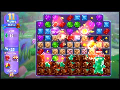 Wonka's World of Candy Level 178 - NO BOOSTERS + FULL STORY 🍫 | SKILLGAMING ✔️