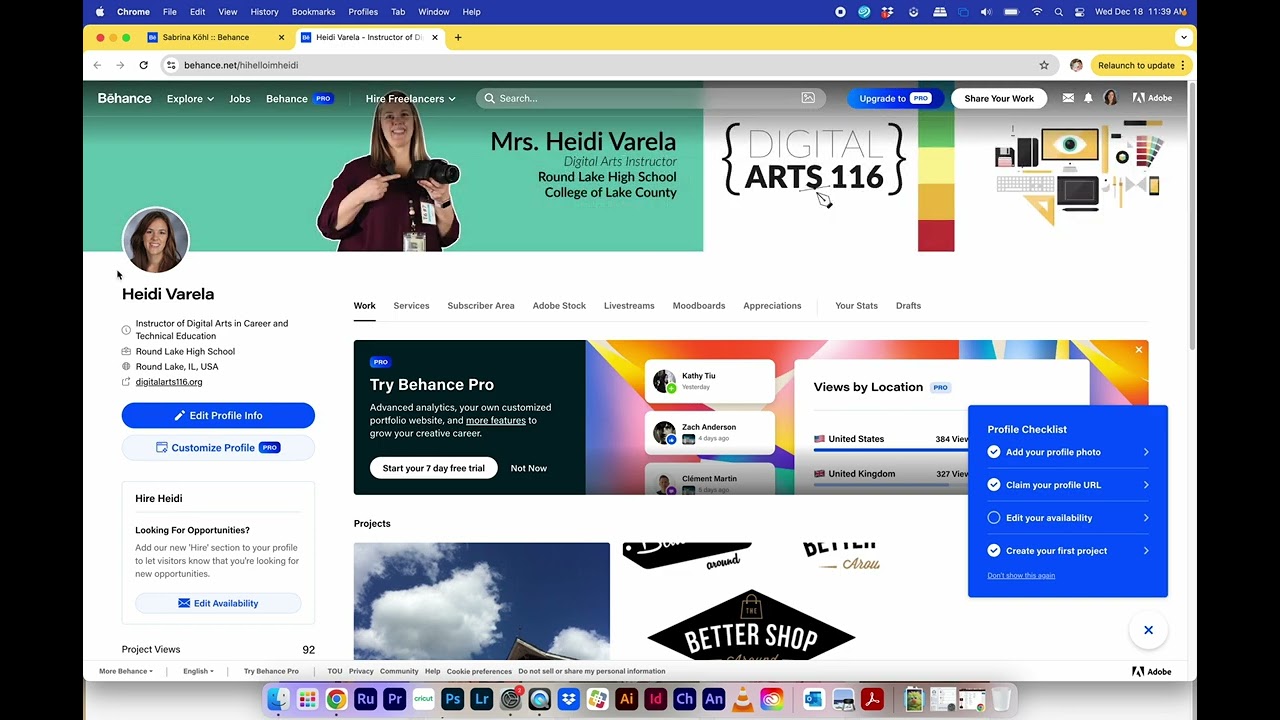 How to Make an Adobe Behance Site and Share Your Link