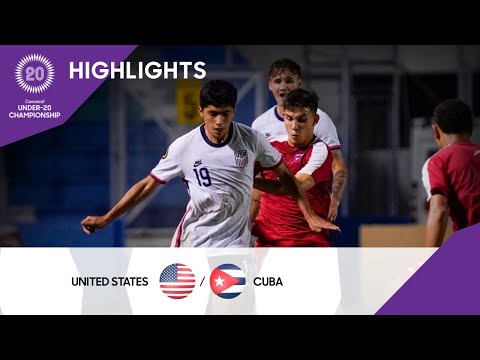 Concacaf Under-20 Championship 2022 Highlights | United States vs Cuba
