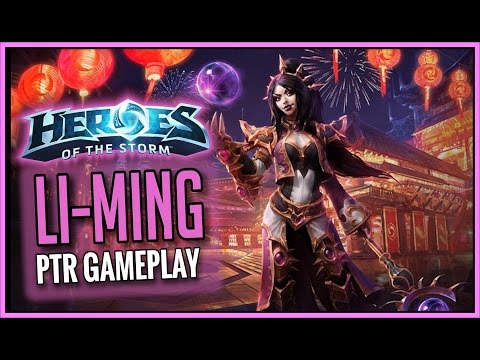 Heroes of the Storm: Li-Ming Gameplay - Arcane Orb Annihilation Build! [PTR] [Hots]