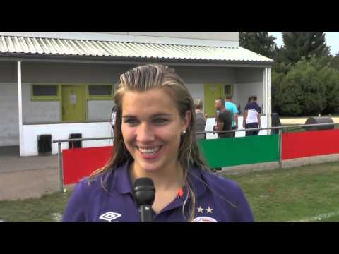 Kim Mourmans na PSV-Lierse in Zonhoven op 09 08 2015