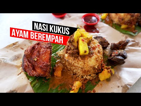 Melhor NASI KUKUS AYAM BEREMPAH em PJ | Nasi Kukus Ilham, Mutiara Damansara | Coisas para comer em KL