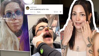 Tiktokers Are Getting Their Face Tattoos Removed