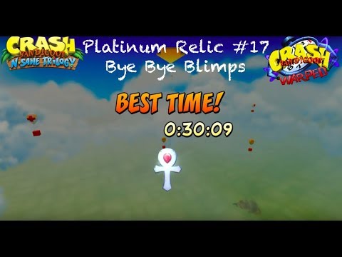 Crash Bandicoot 3 N. Sane Trilogy Platinum Relic #17 Bye Bye Blimps 105% Walkthrough