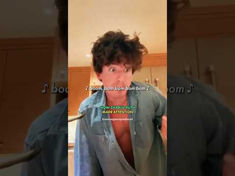 HOW CHARLIE PUTH MADE ATTENTION #charlieputh #musicproducer