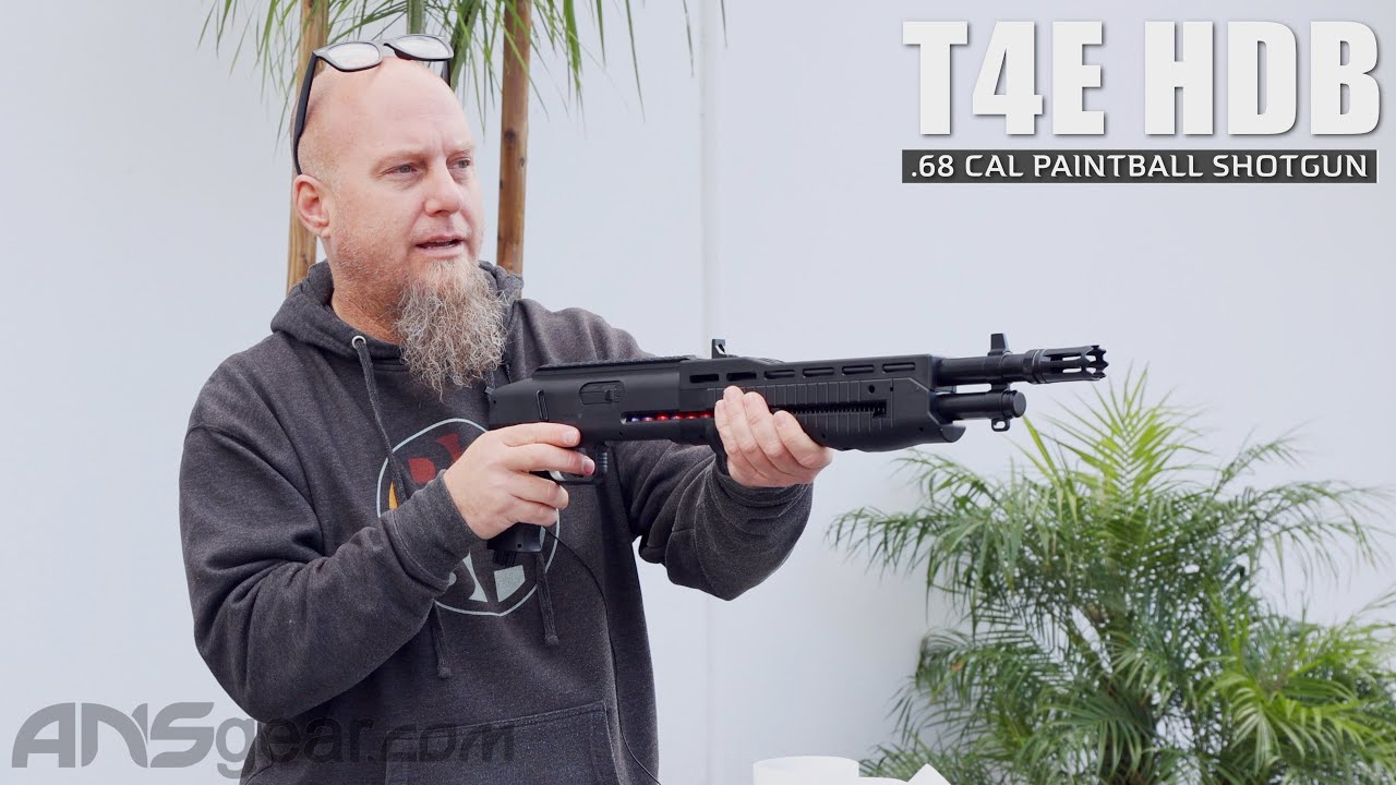 T4E .68 Cal HDB Paintball Shotgun - Shooting