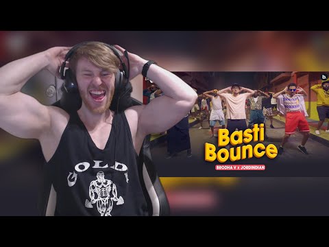 Basti Bounce - Brodha V ft. @Jordindian • Reaction By Foreigner