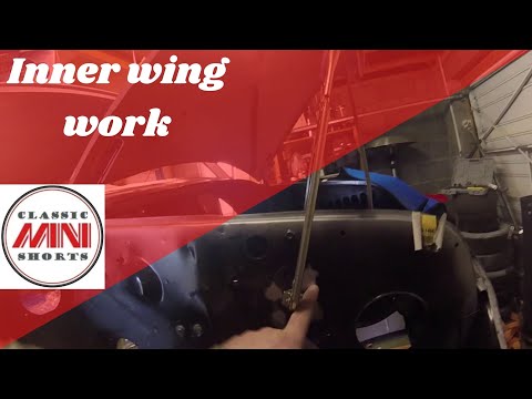 81 Classic Mini Restoration - Inner wing prep