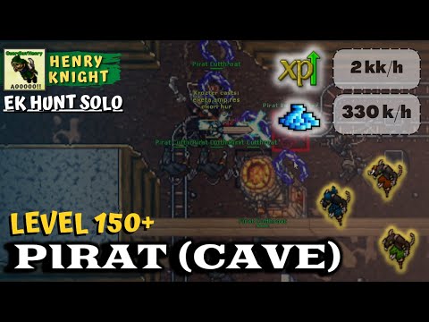 TIBIA: EK HUNT SOLO #152 PIRATS (TRAIL TO RASCACOON)