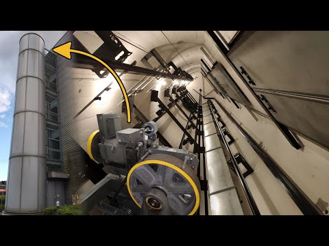 SCHINDLER S-Series Lift in ROUND SHAFT in special building