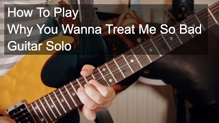 'Why You Wanna Treat Me So Bad' Solo - Prince Guitar Lesson