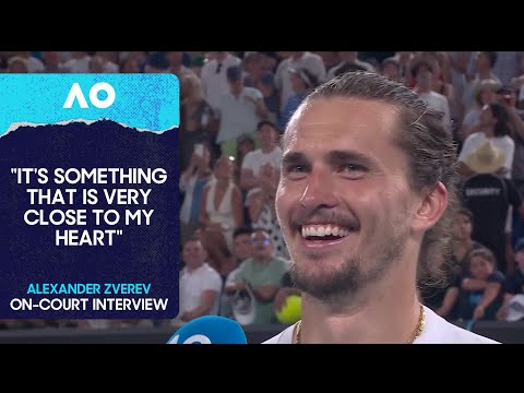 Alexander Zverev On-Court Interview | Australian Open 2026 Quarterfinal