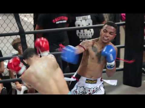 Kevin Caveirinha VS José Donizetti - Collision 3 - professional thai fight