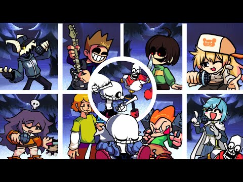 FNF - BONEDOGGLE BUT EVERY TURN A DIFFERENT COVER IS USED 🐍