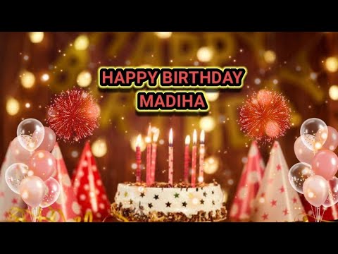 MADIHA Happy Birthday Best Wishes| birthday status video for girls 🎉🎉🎂|| moskandoll 🌹🌹🌹
