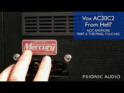 Vox AC30C2 From Hell? Not anymore. Part 4: The Final Touches