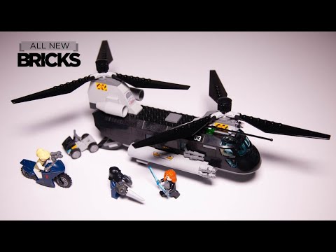 Vidéo LEGO Marvel 76162 : La poursuite en hélicoptère de Black Widow