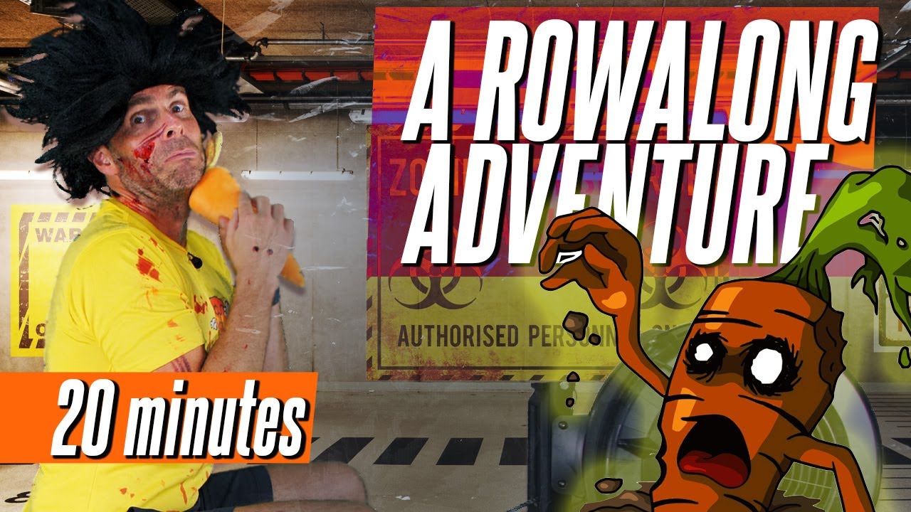 Escape the Zombie Carrots in a RowAlong Workout