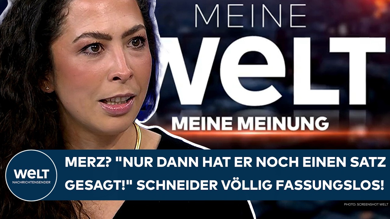 DEUTSCHLAND: Merz? "Nur dann hat er noch einen Satz gesagt!" Anna Schneider völlig fassungslos!