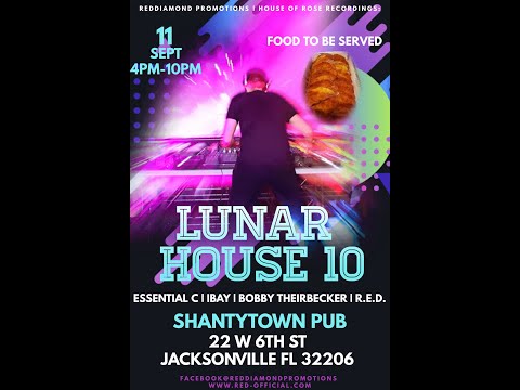 House Music Live: Lunar House 10. - DJ "Essential C"(4pm-5:30pm)