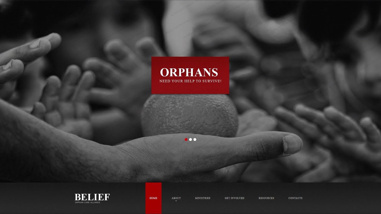 Child Charity Responsive Website Template - 49117