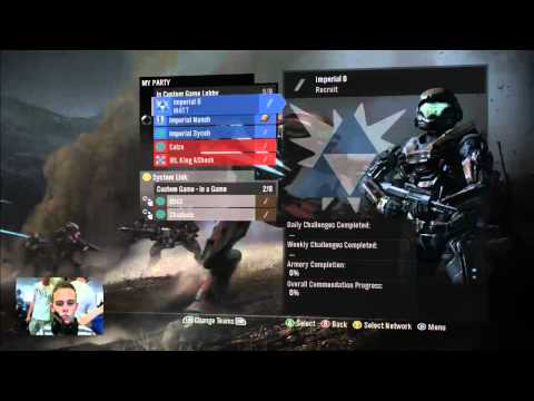 EGL4 : Halo: Reach : Imperial vs Dedicated: Intro/ Warm up  - WBR2