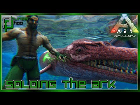 BASILOSAURUS BREEDING - BUILDING THE UNDERWATER DINOSAUR PEN Soloing the Ark S5E61