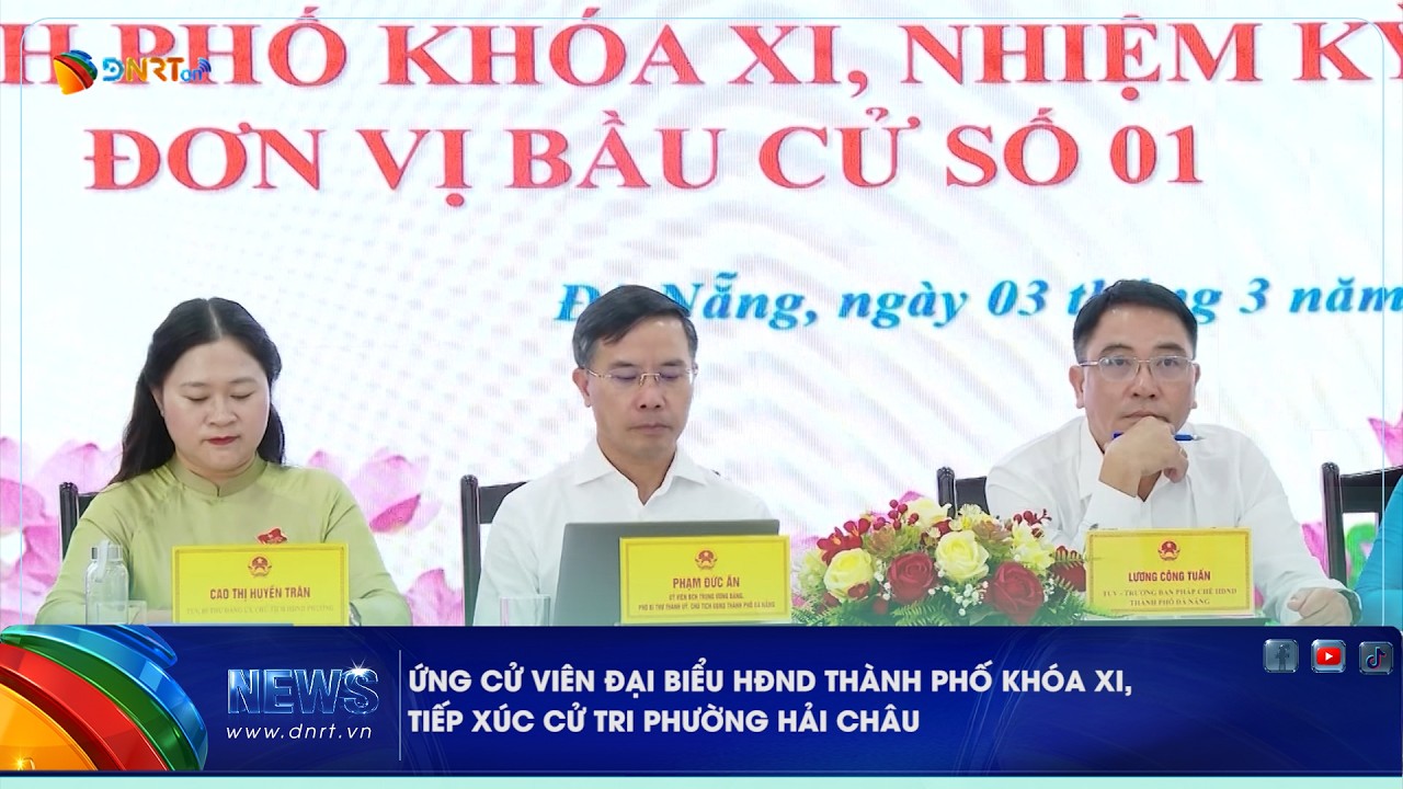 ỨNG CỬ VIÊN ĐẠI BIỂU HĐND THÀNH PHỐ KHÓA XI, TIẾP XÚC CỬ TRI PHƯỜNG HẢI CHÂU