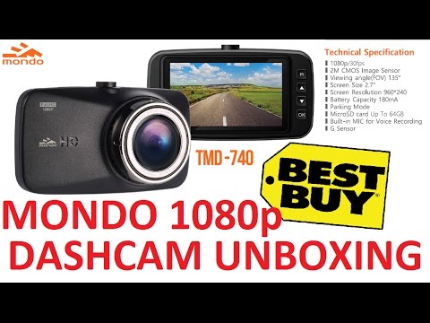 Unboxing Review : Mondo Full HD 1080P 30FPS 135 Degree Dashcam with 2.7" LCD Screen