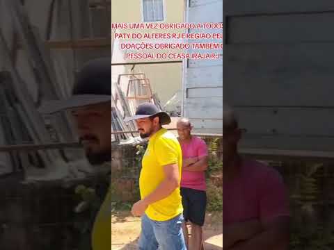 MAIS UMA VEZ OBRIGADO A TODOS DE PATY DO ALFERES RJ E REGIÃO PELAS DOAÇÕES