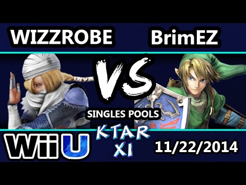KTAR XI - Wizzrobe (Sheik) Vs. BrimeZ (Link) - Pools - Smash Wii U