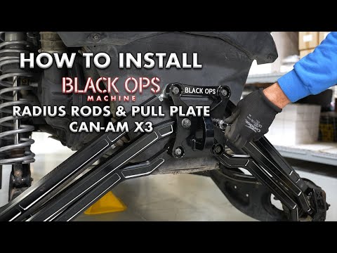 How to Install Can-Am X3 Radius Rods & Pull Plate