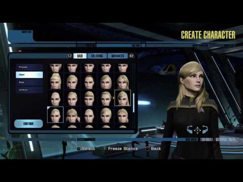 StarTrek Online Character creation( PS4)