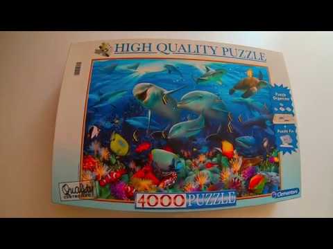 Time Lapse Puzzle Clementoni Underwater 4000 pcs