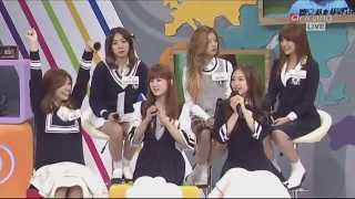 APink doing their own fanchant for Mr.Chu