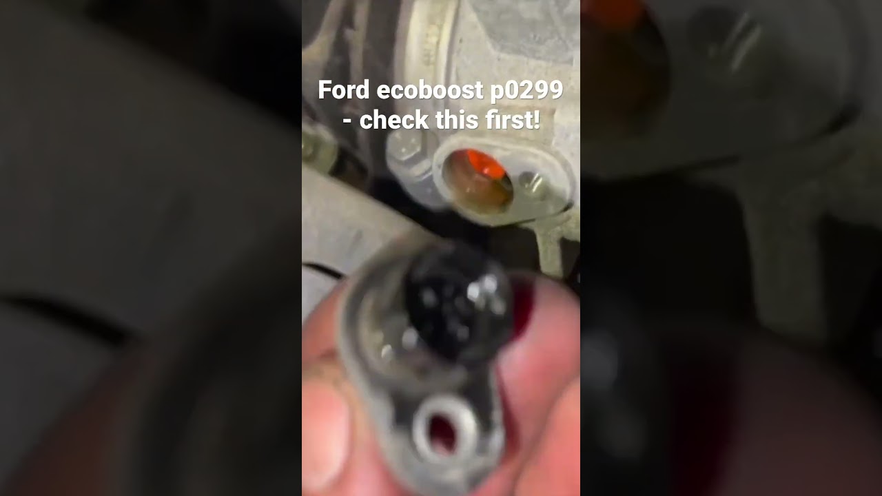 Ford ecoboost p0299 fault - cheap fix! Full video on the channel #p0299 #ecoboost #ford