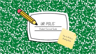 How to Write a Briefing Note - UR POLIS' Survival Guide