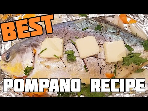 Best Pompano Fish Recipe! How to cook pompano whole. Baked Pompano Fish in the Oven!  Pompano Recipe