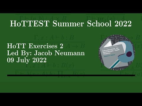 HoTT Problem Session 2: Inductive types -- HoTTEST Summer School 2022