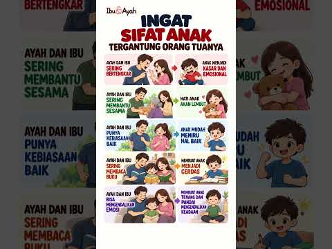 Anak Lebih Sering Meniru daripada Mendengar, Sudahkah Kita Memberi Contoh? #ibudanayah