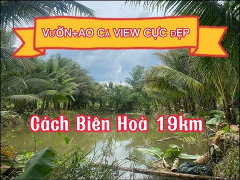 Bán đất có vườn cây ăn trái và ao cá