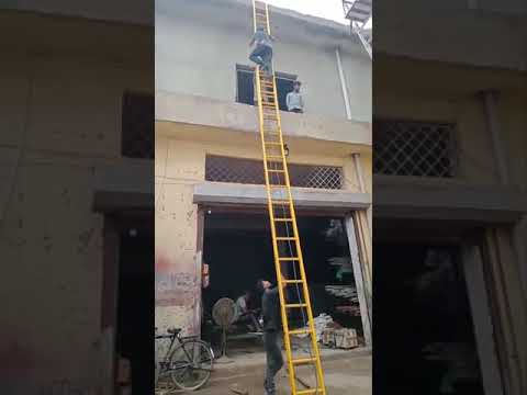 Wall Supporting FRP Ladder