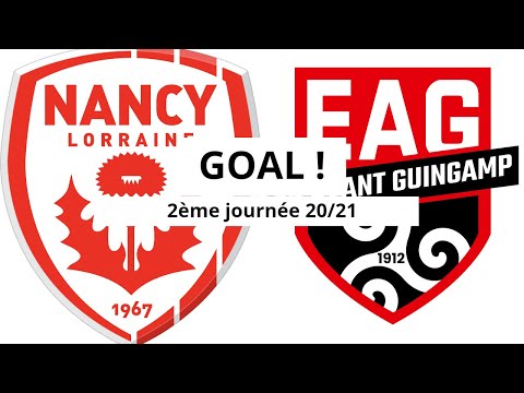 Nancy - Guingamp [(1)-1] GOAL 63' (Mickael Biron) 2ème journée 2020/21