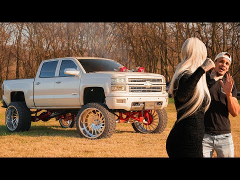 Girlfriend Leaves After I Broke Her Truck! *Hood Exit Twin-Turbo Silverado*