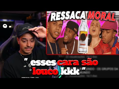 CORINGA reagindo AO RESSACA MORAL ( Paulinho oloko E Zago 